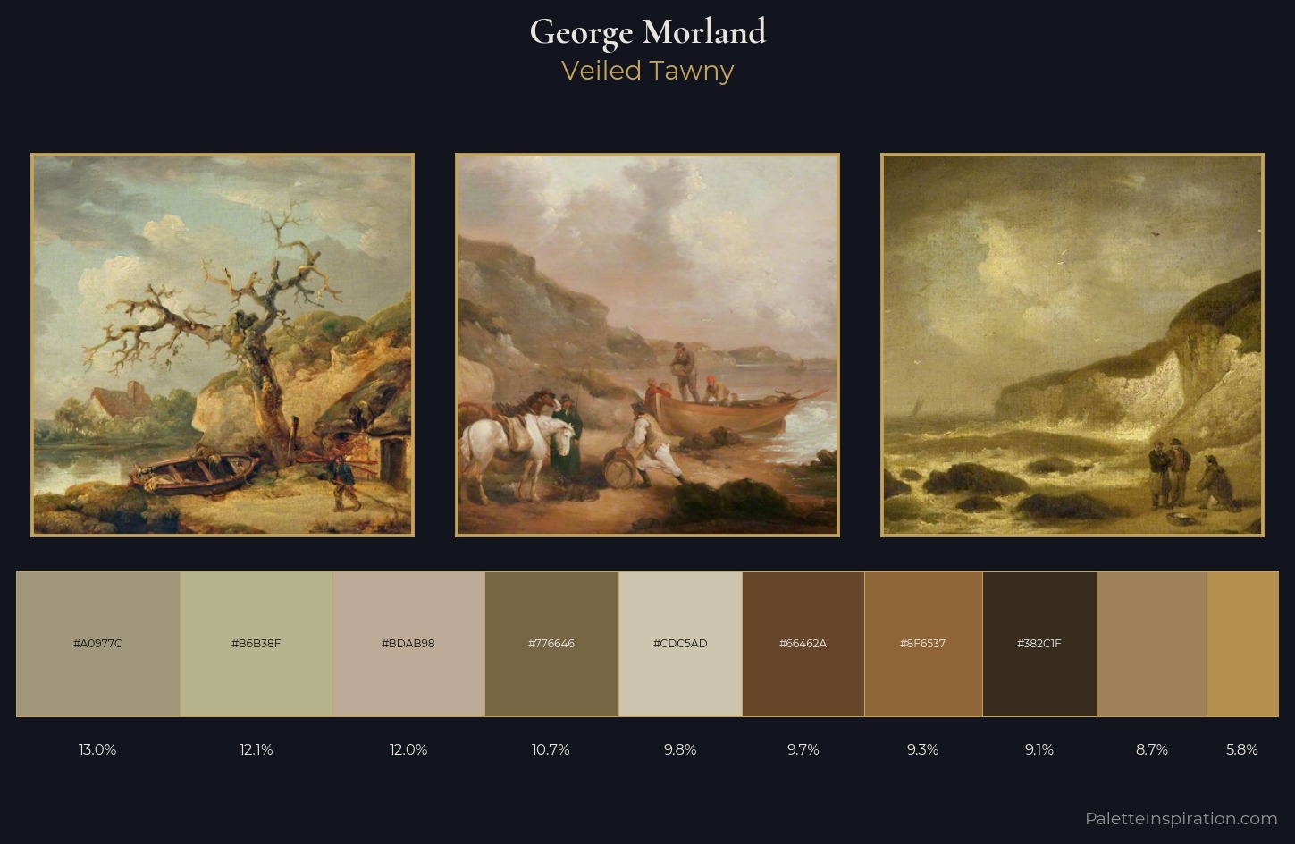George Morland Palette 3 — Veiled Tawny