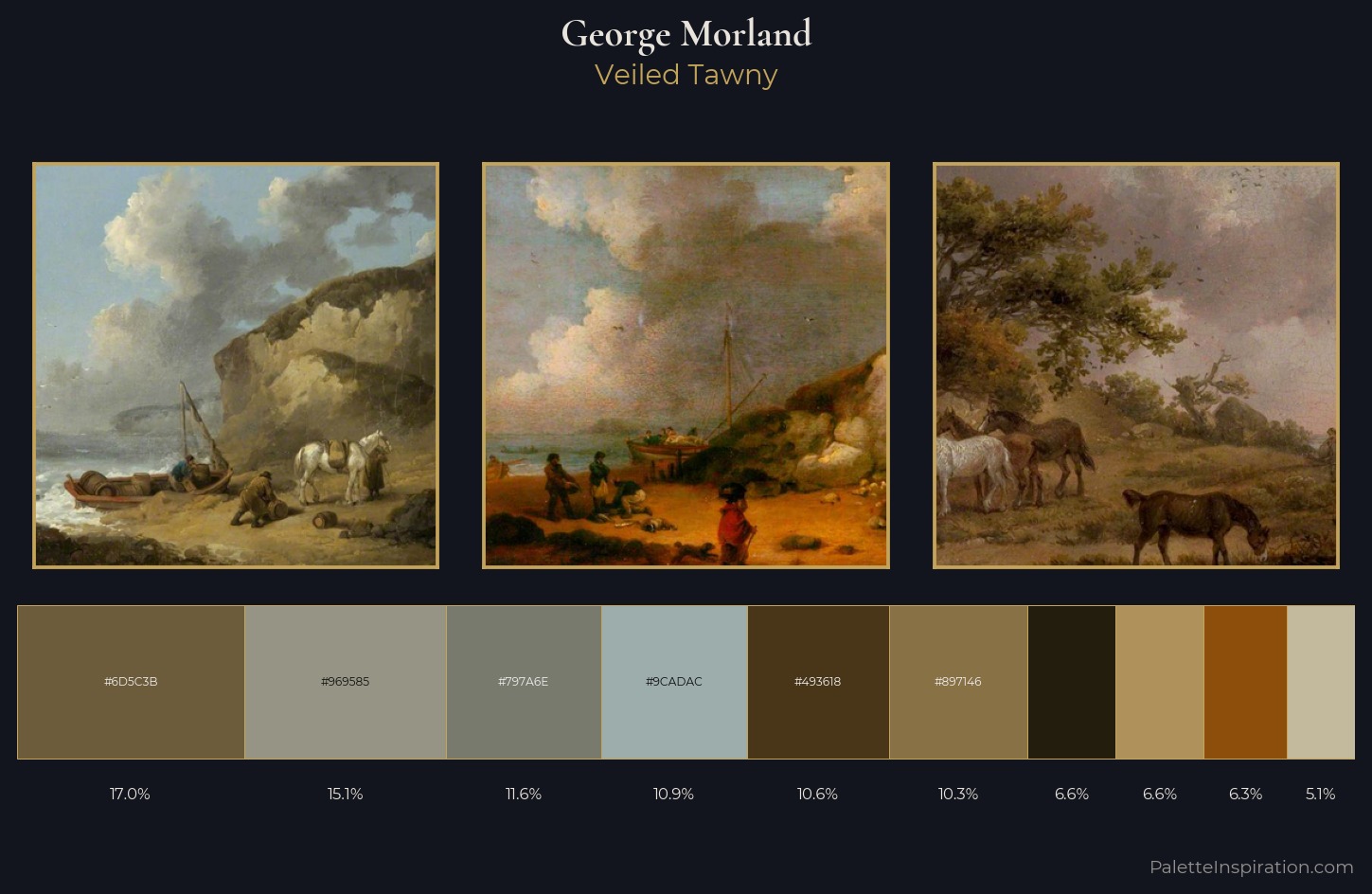 George Morland Palette 6 — Veiled Tawny