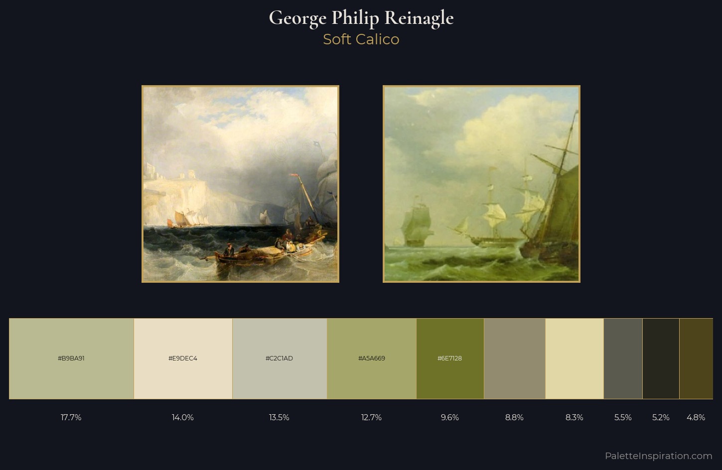 George Philip Reinagle Palette 2 — Soft Calico