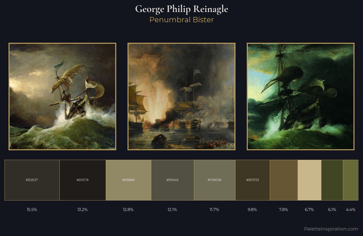 George Philip Reinagle Palette 5 — Penumbral Bister