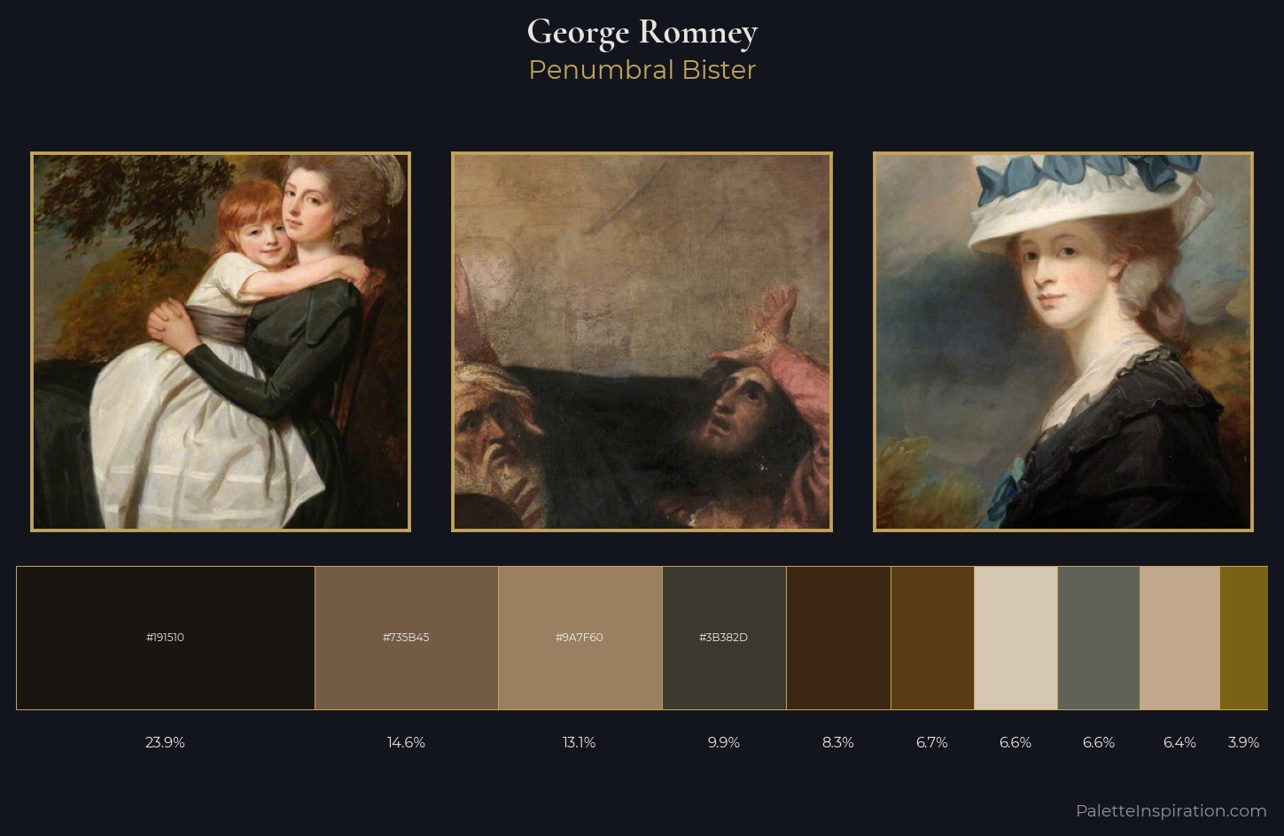 George Romney Palette 8 — Penumbral Bister