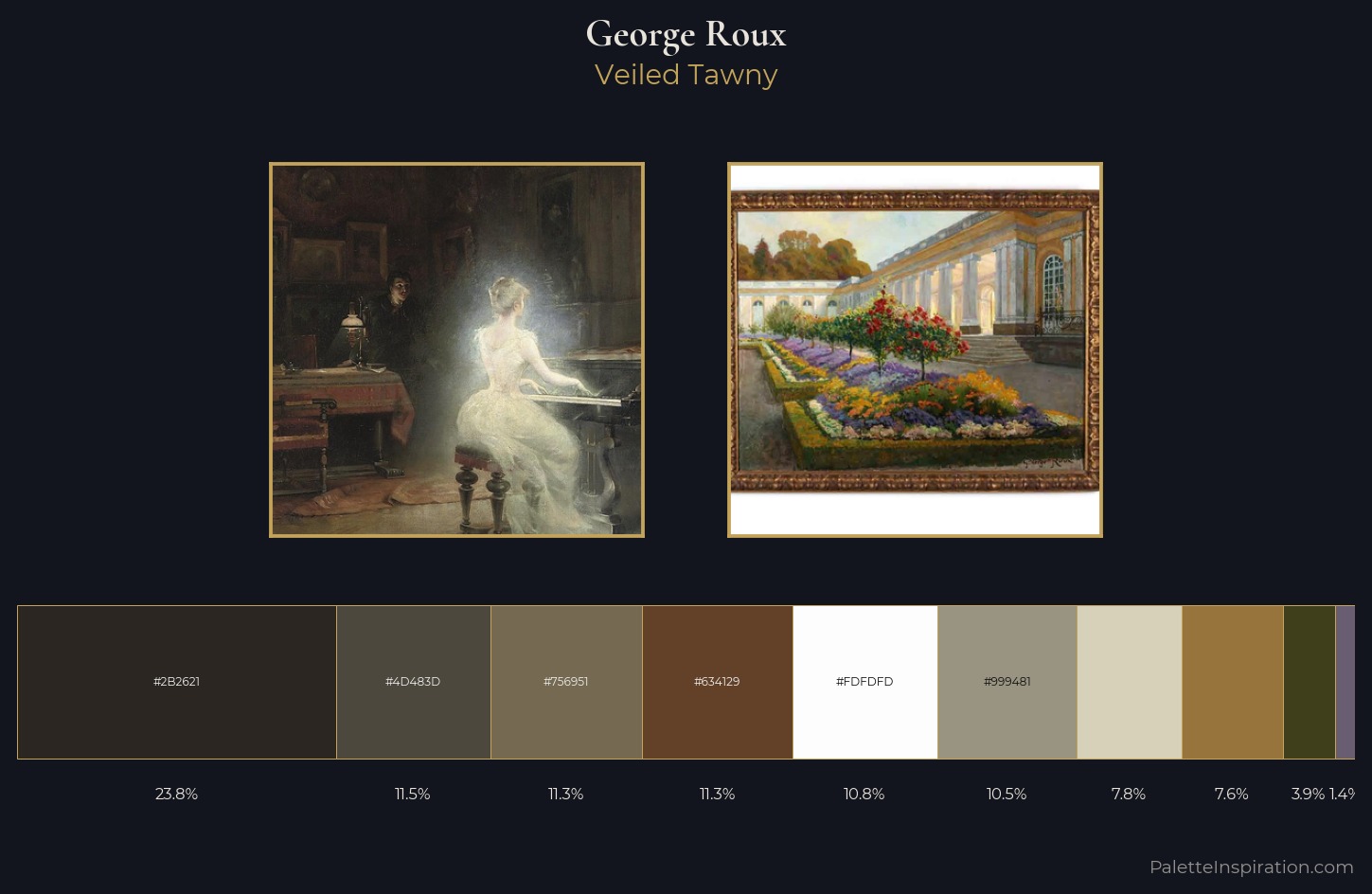 George Roux Palette 1 — Veiled Tawny