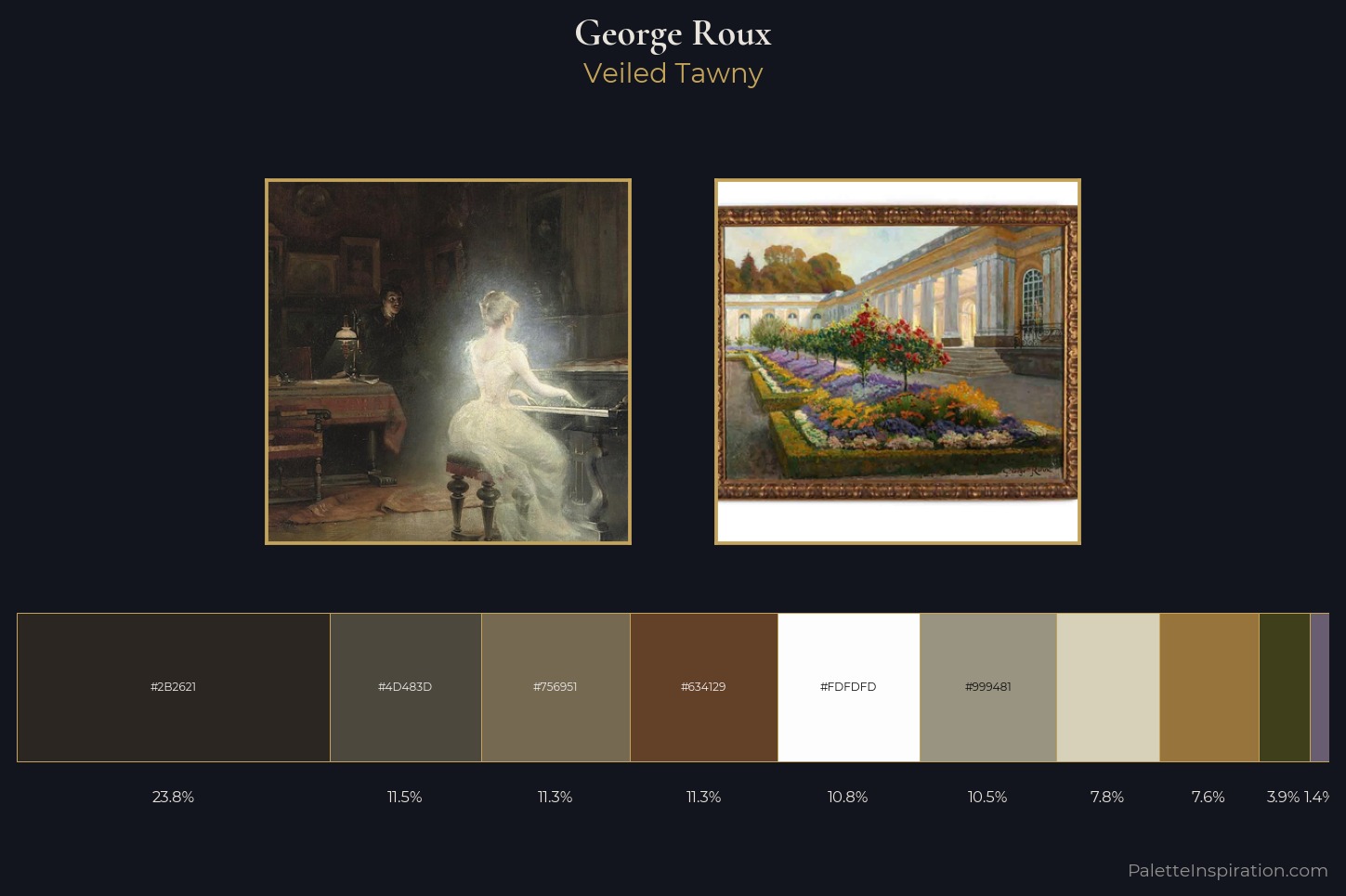 George Roux Master Palette — Veiled Tawny