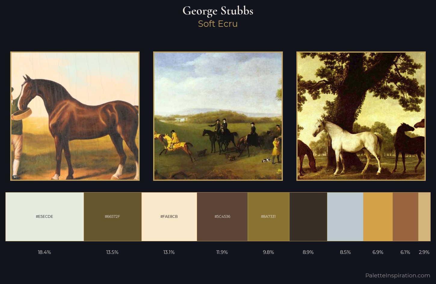 George Stubbs Palette 1 — Soft Ecru