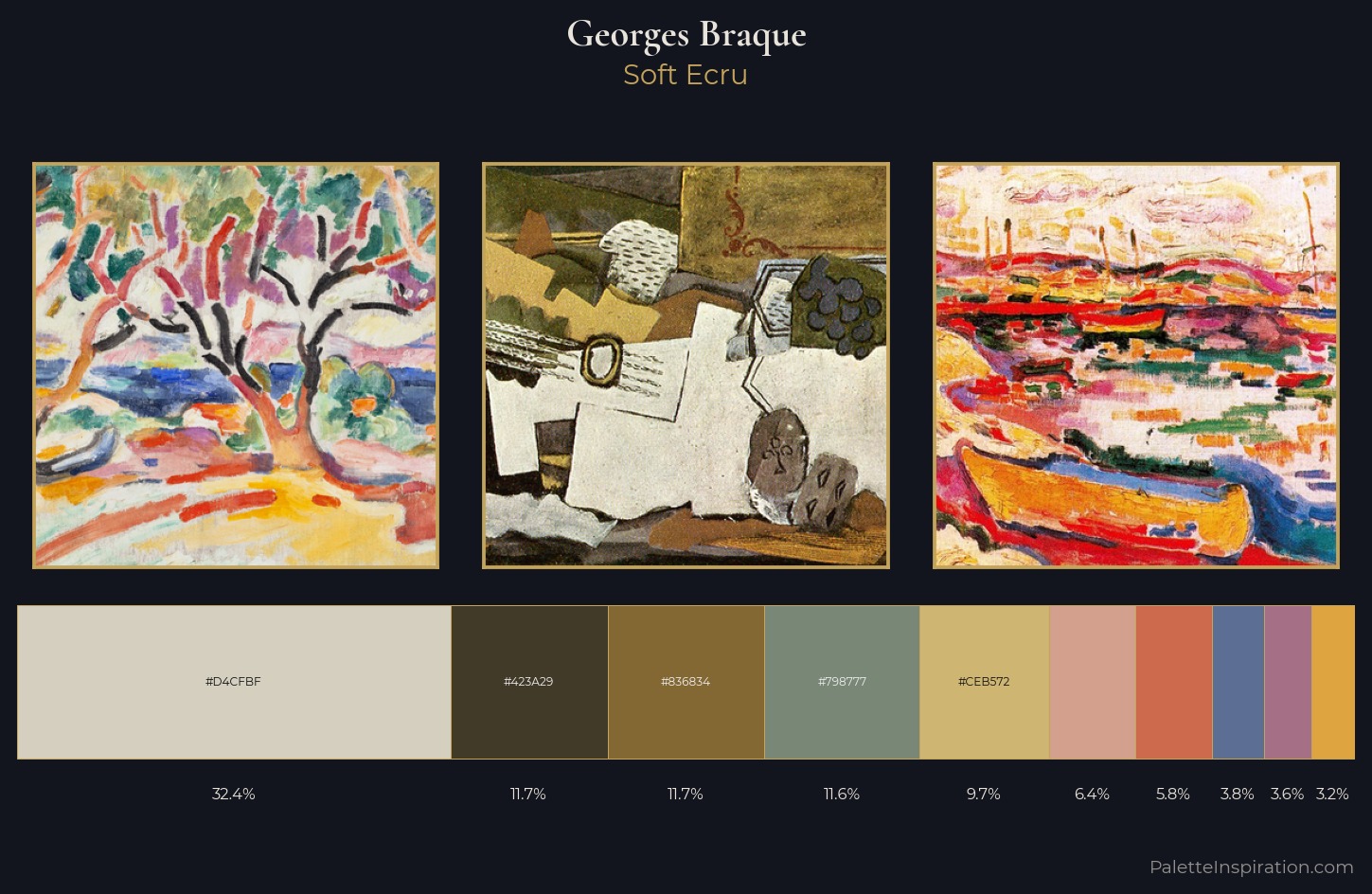 Georges Braque Palette 3 — Soft Ecru