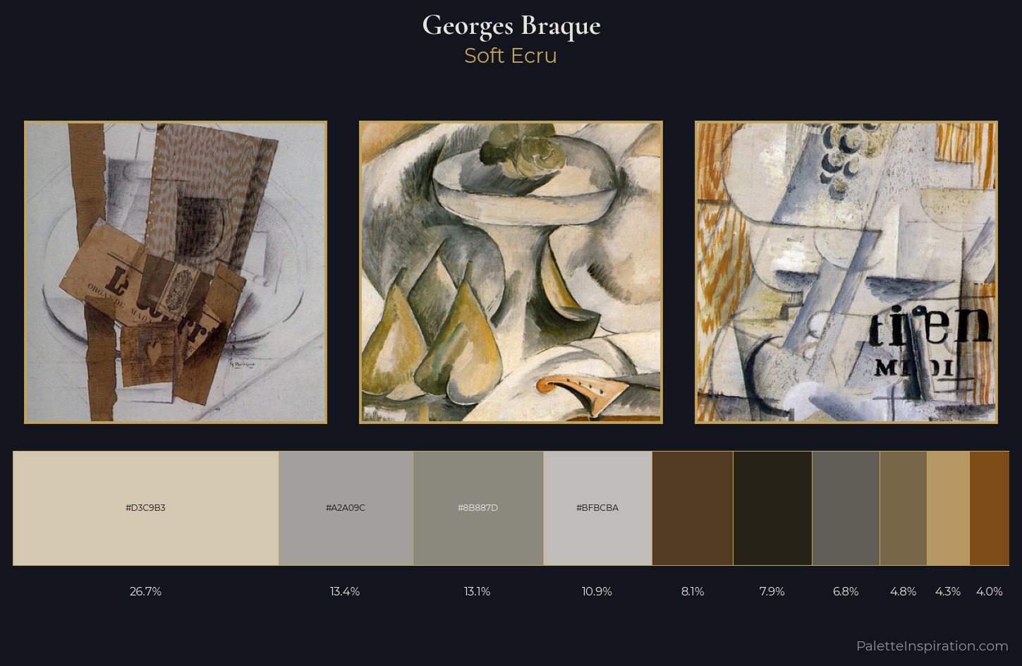 Georges Braque Palette 8 — Soft Ecru