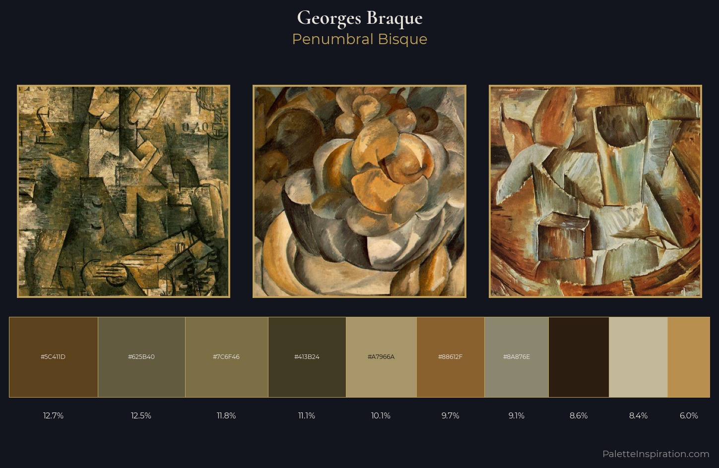 Georges Braque Palette 12 — Penumbral Bisque