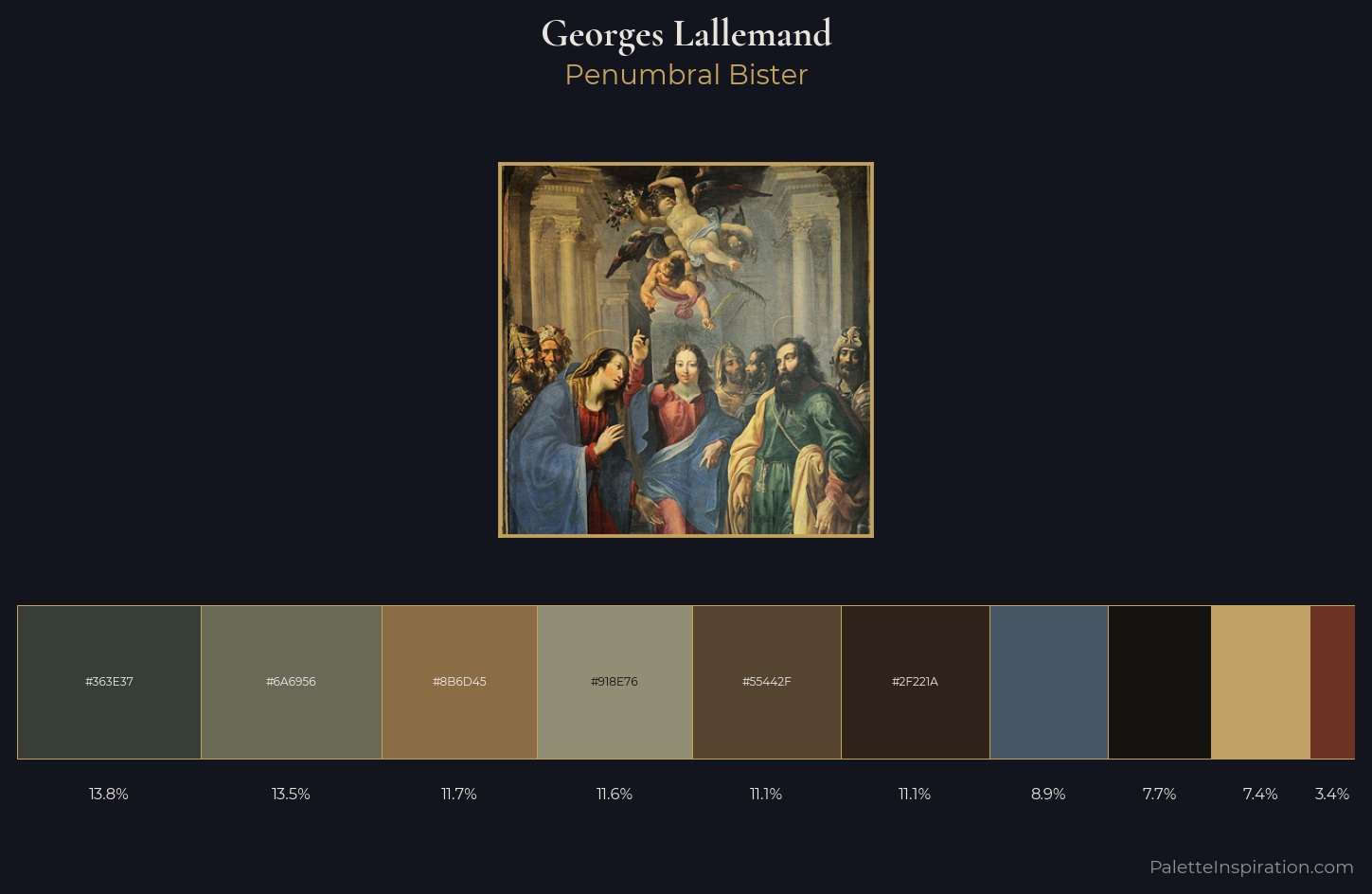 Georges Lallemand Palette 3 — Penumbral Bister