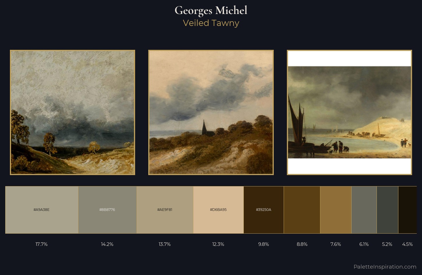 Georges Michel Palette 5 — Veiled Tawny