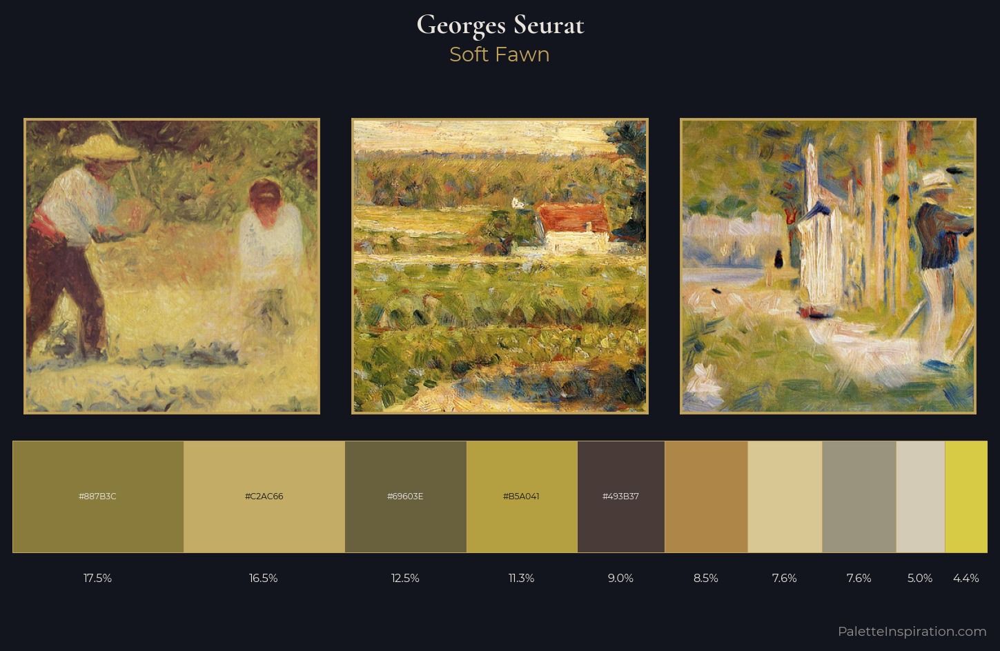 Georges Seurat Palette 2 — Soft Fawn