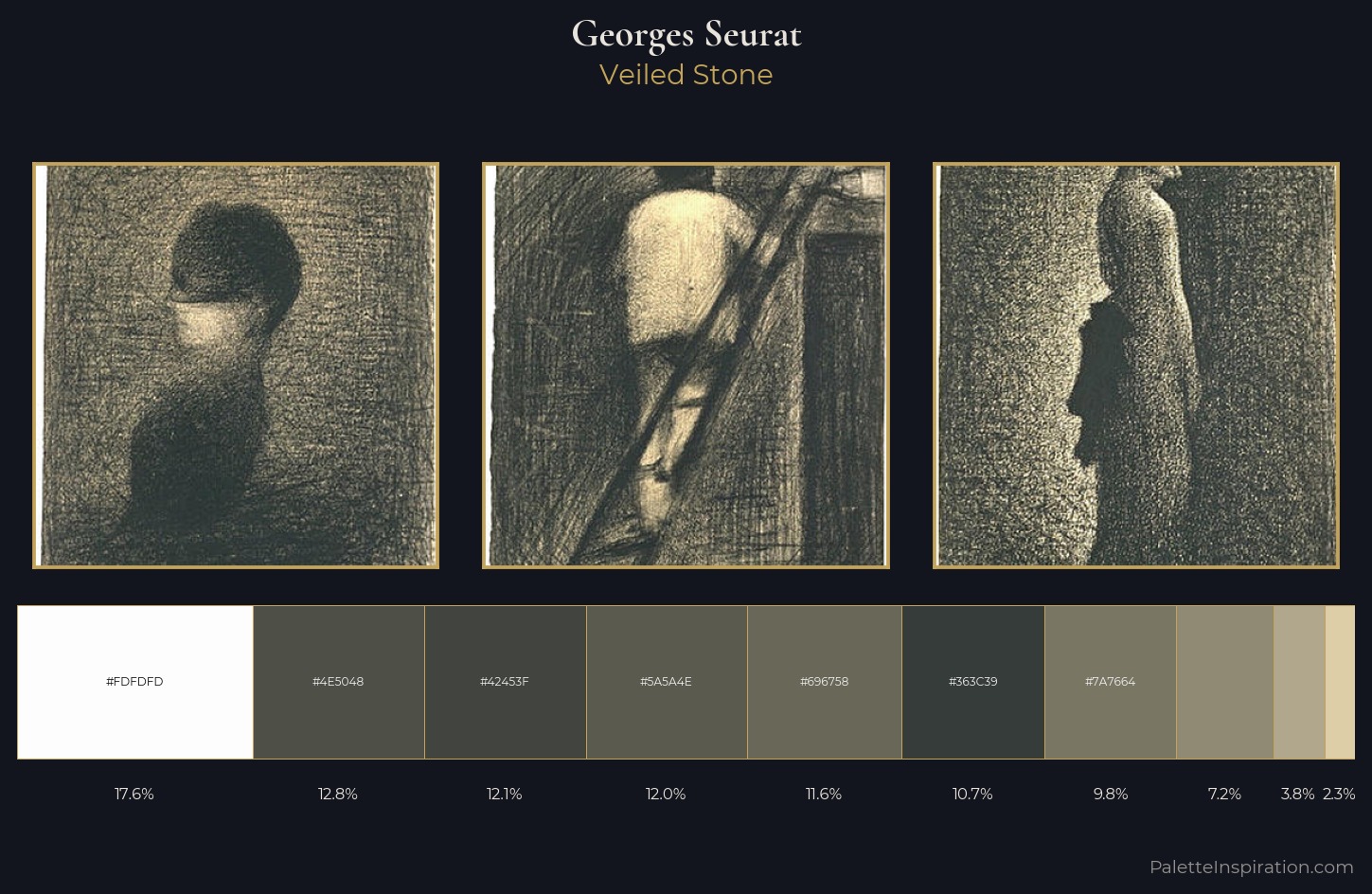 Georges Seurat Palette 7 — Veiled Stone
