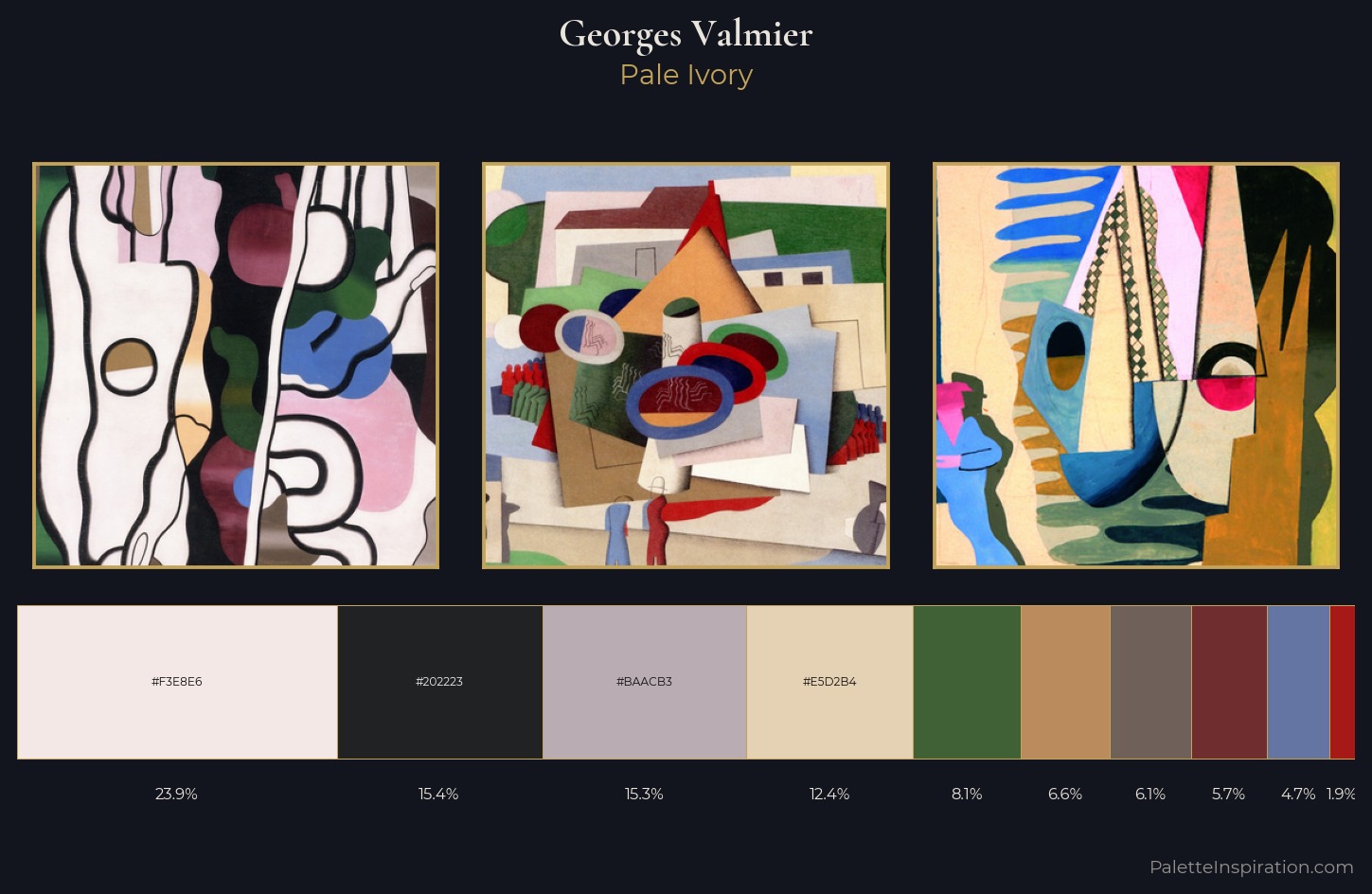Georges Valmier Palette 3 — Pale Ivory