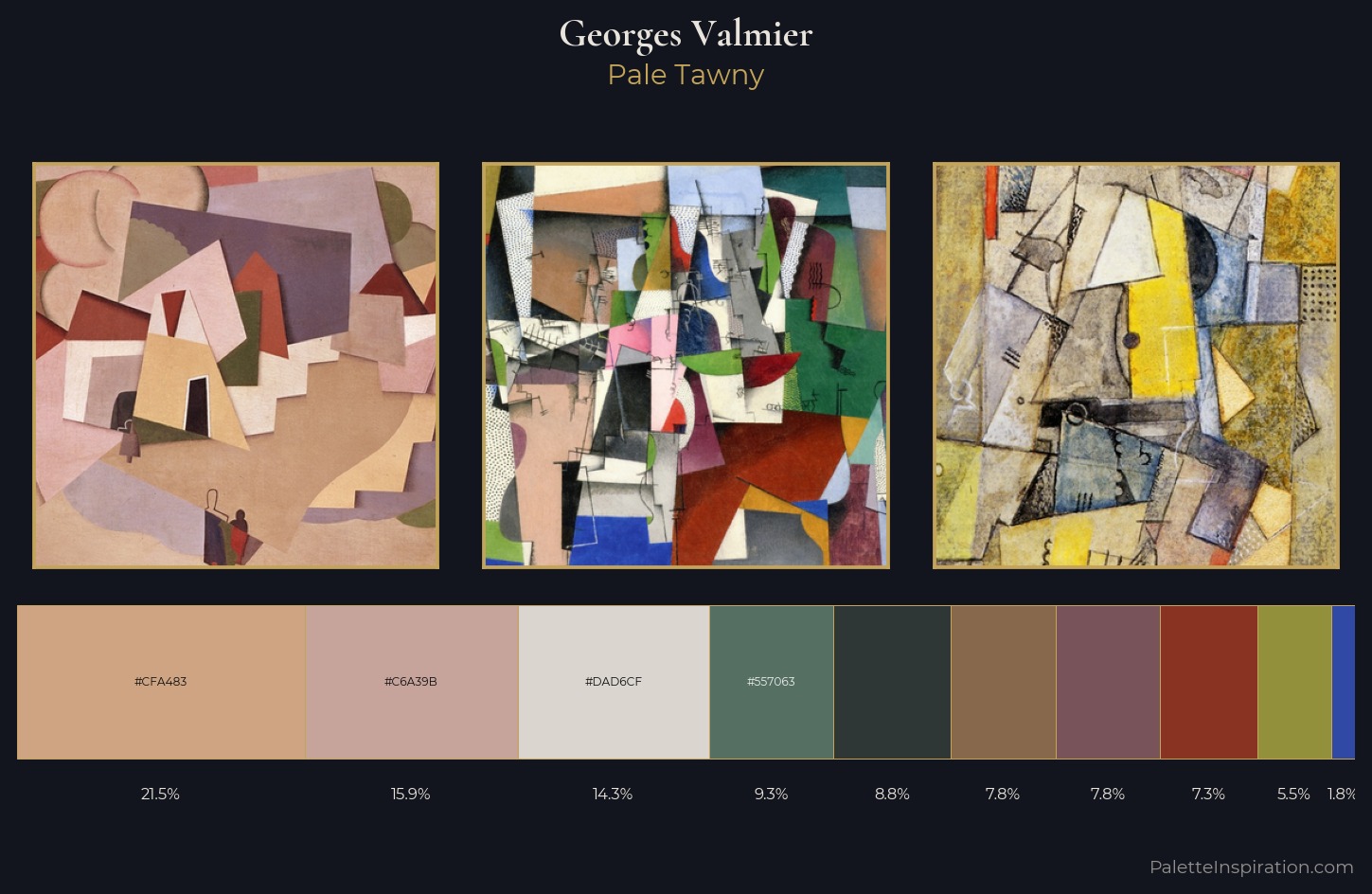 Georges Valmier Palette 4 — Pale Tawny