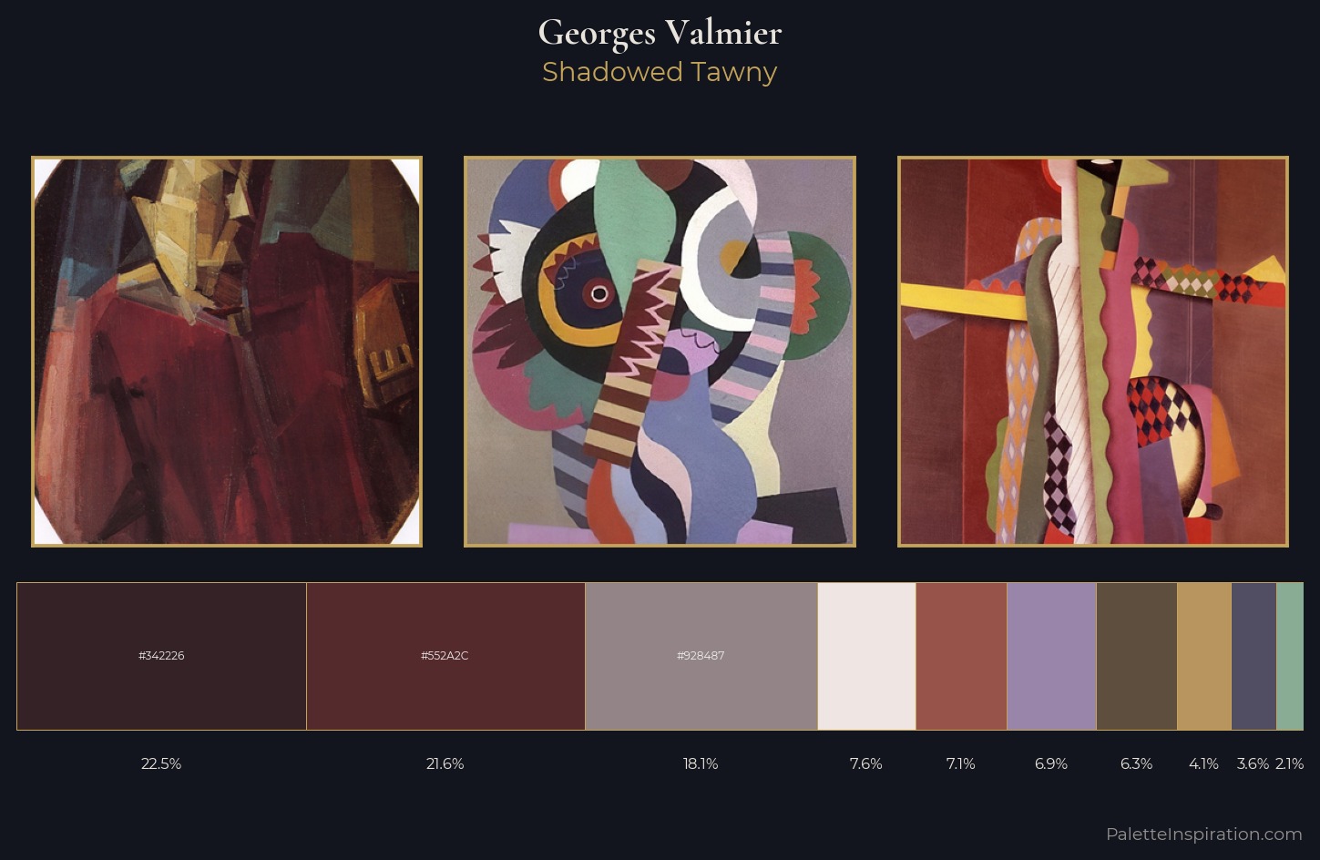 Georges Valmier Palette 6 — Shadowed Tawny
