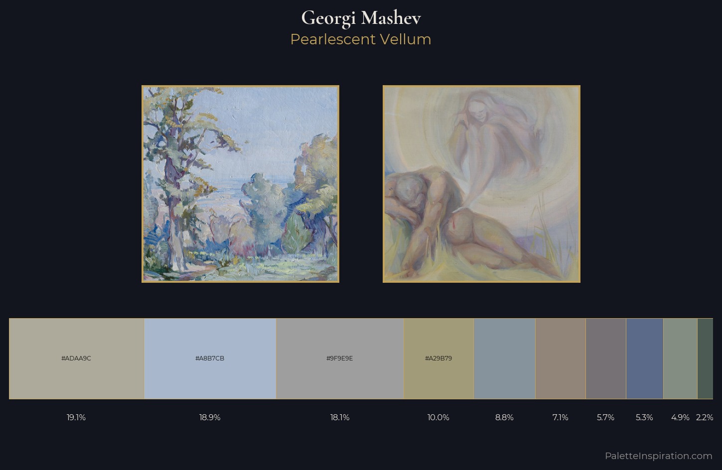 Georgi Mashev Palette 1 — Pearlescent Vellum