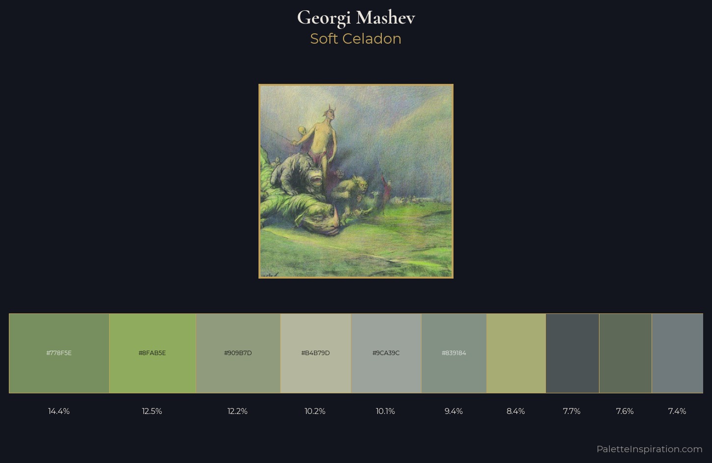 Georgi Mashev Palette 2 — Soft Celadon