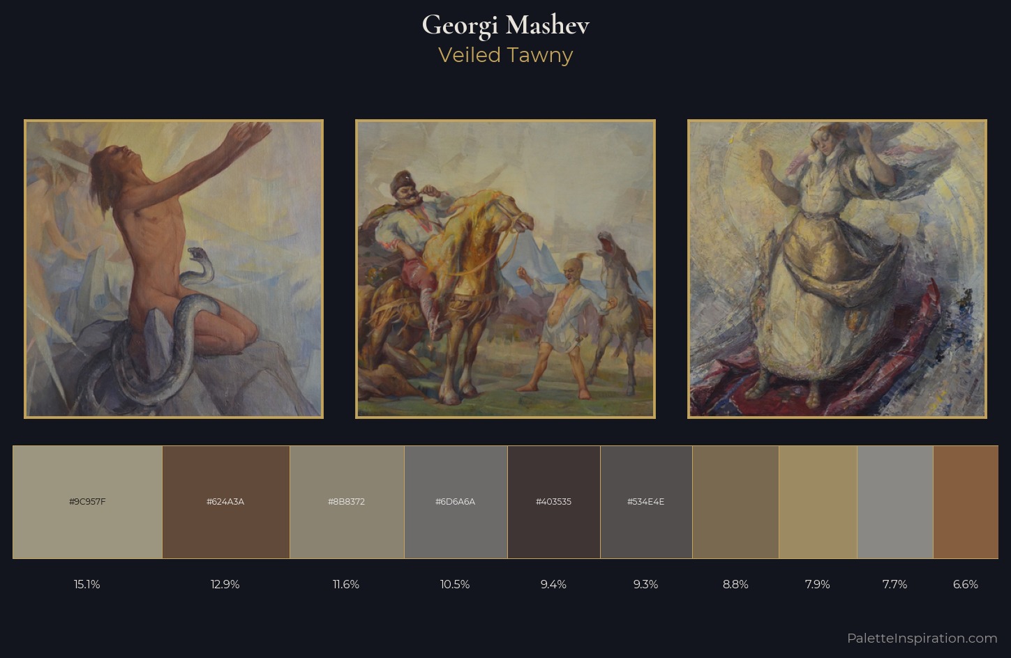 Georgi Mashev Palette 5 — Veiled Tawny