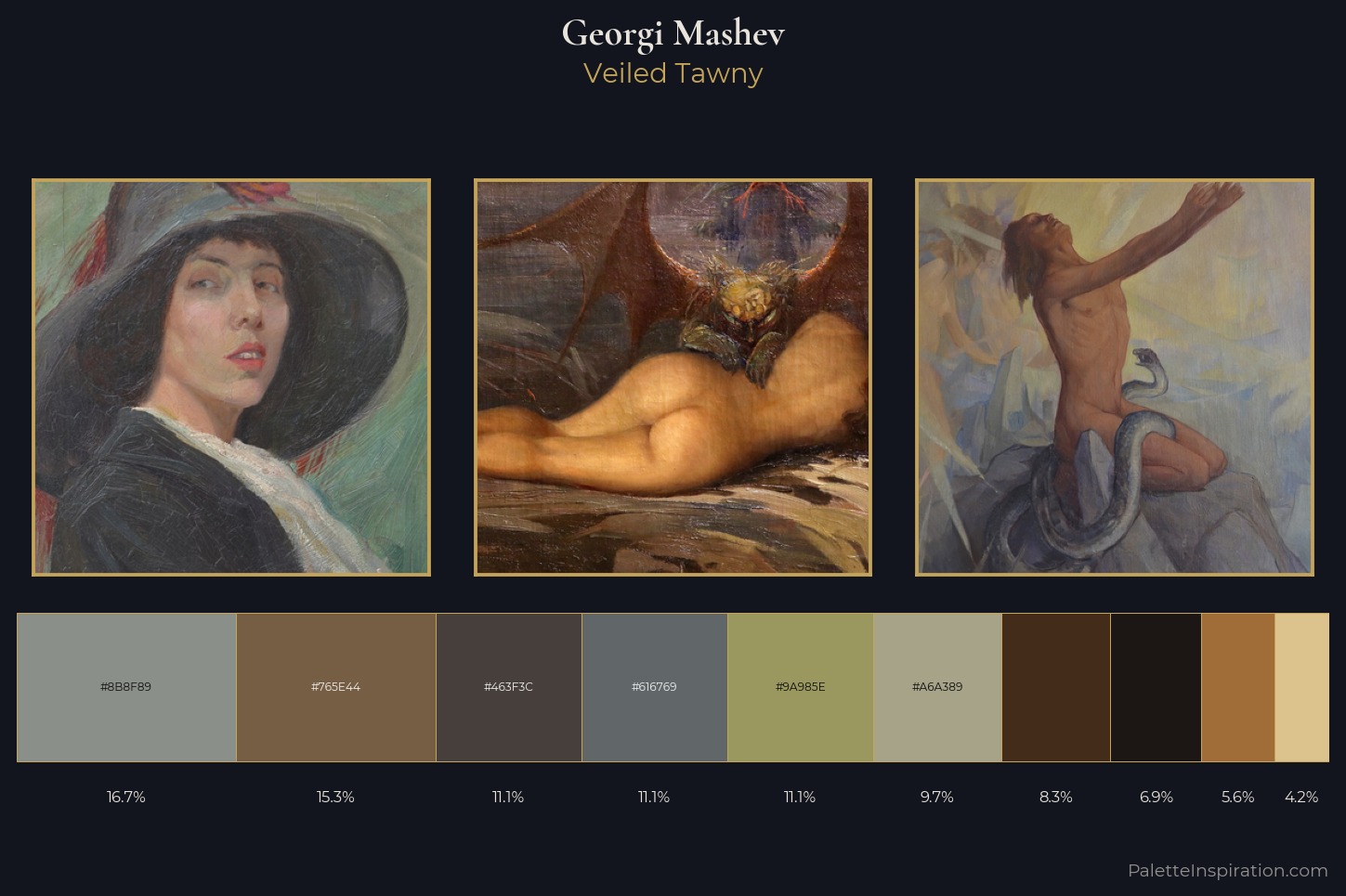 Georgi Mashev Master Palette — Veiled Tawny