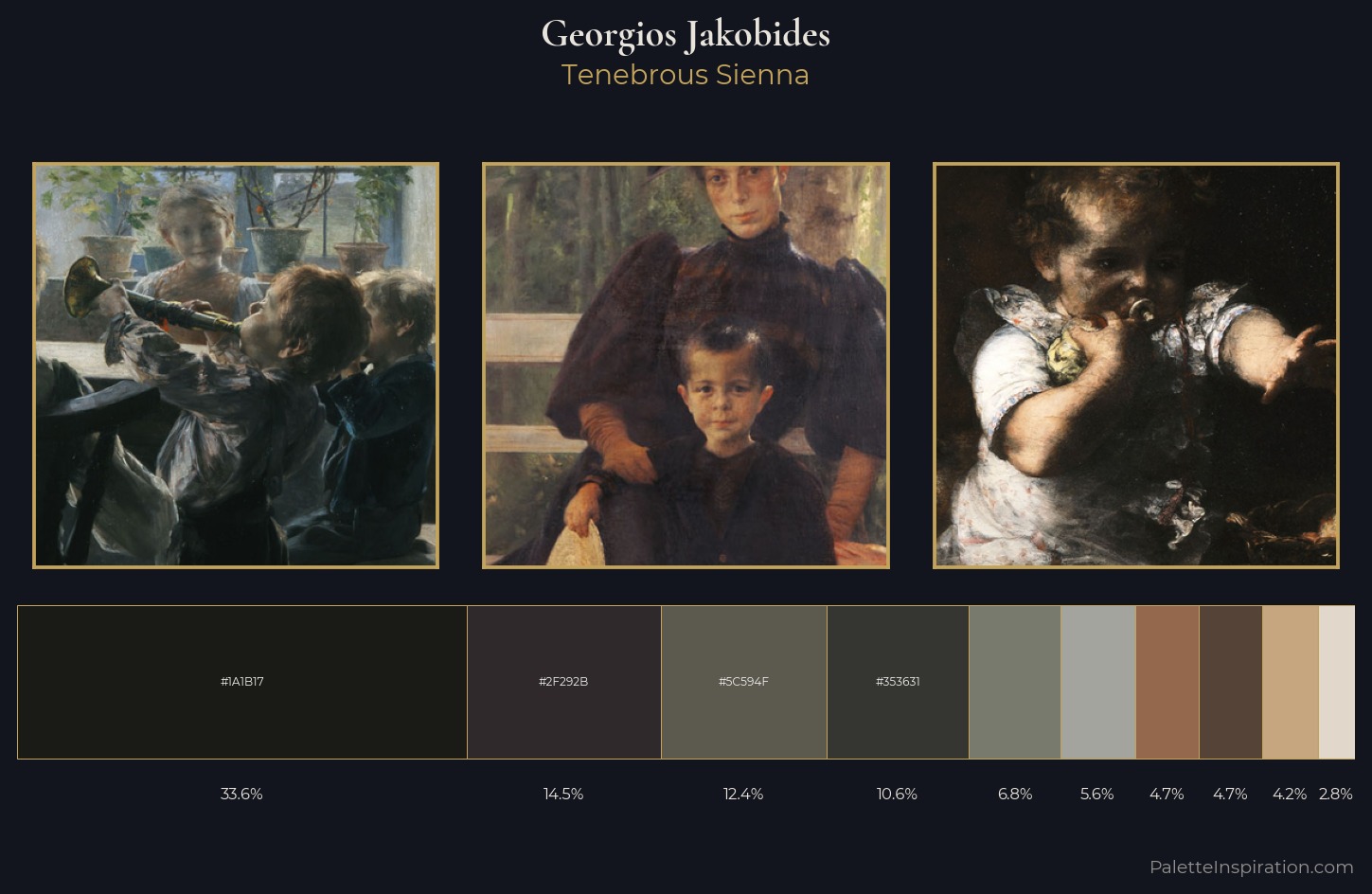 Georgios Jakobides Palette 5 — Tenebrous Sienna