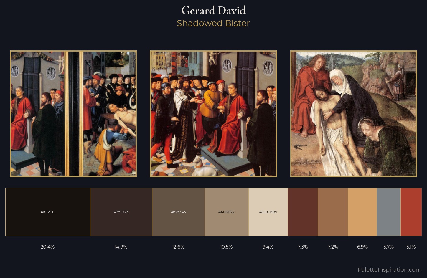 Gerard David Palette 3 — Shadowed Bister