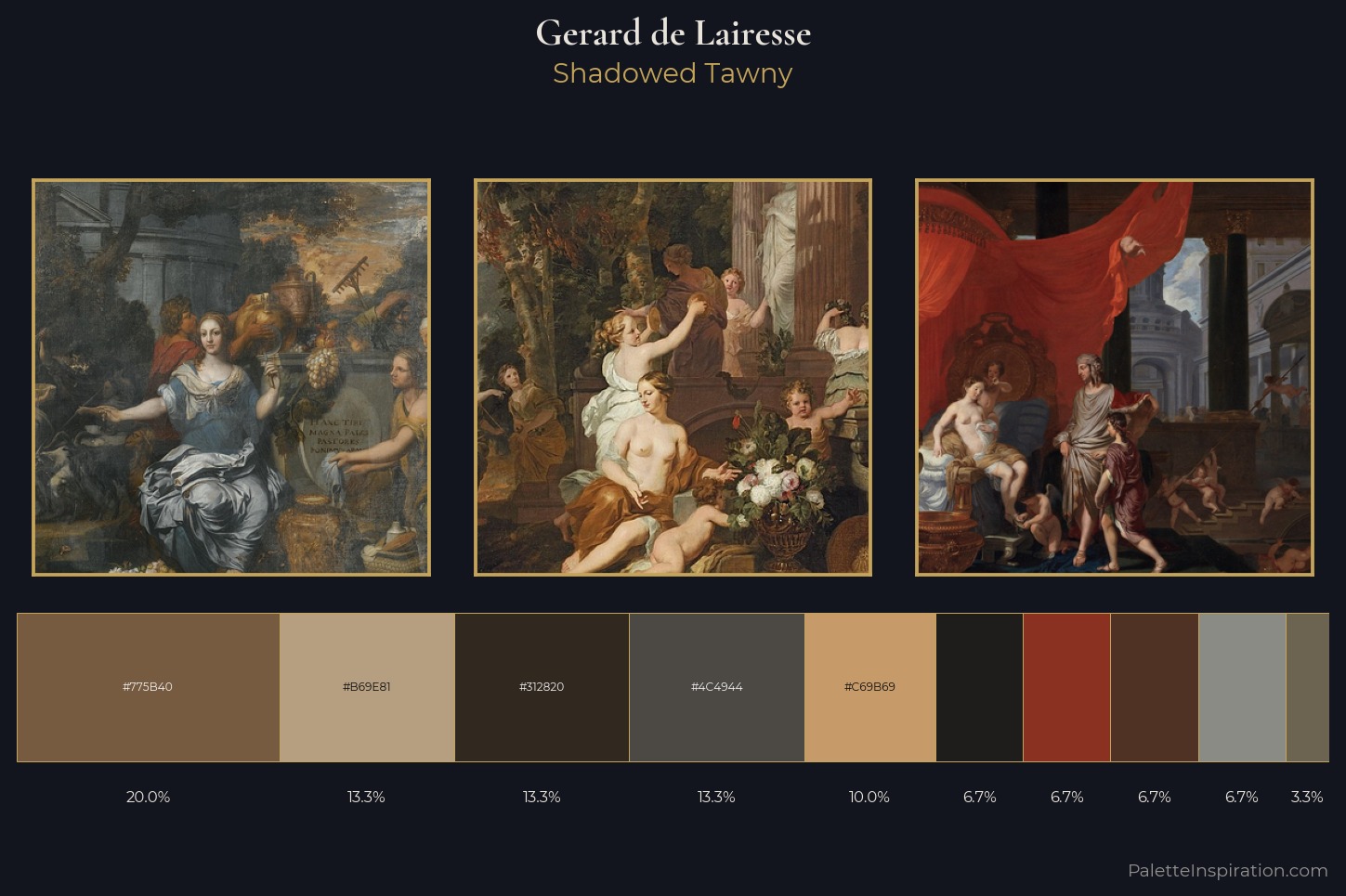 Gerard de Lairesse Master Palette — Shadowed Tawny