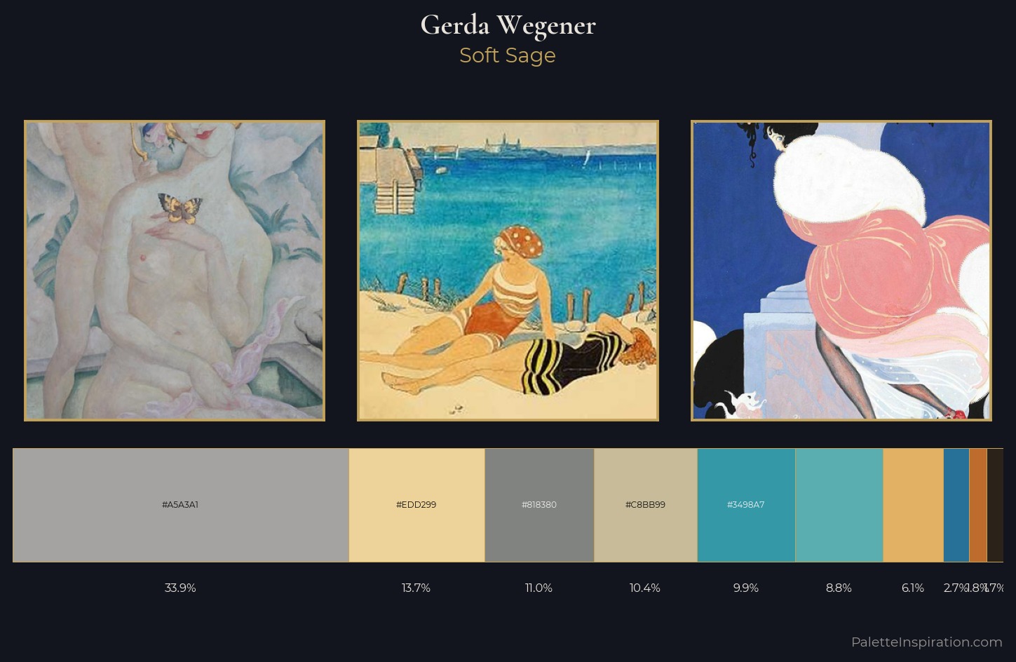 Gerda Wegener Palette 8 — Soft Sage