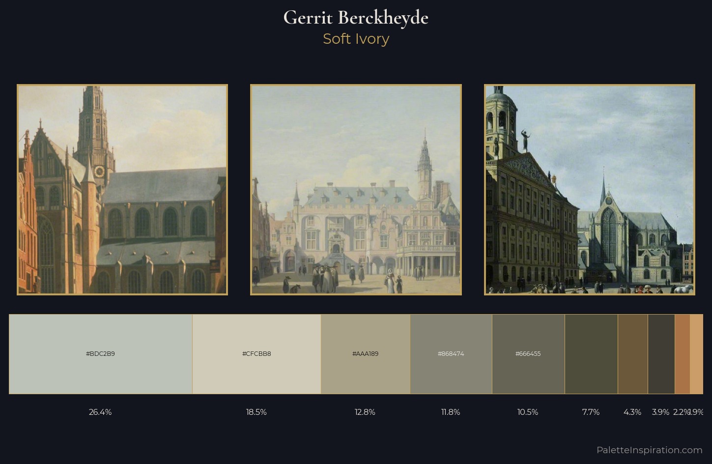 Gerrit Berckheyde Palette 2 — Soft Ivory
