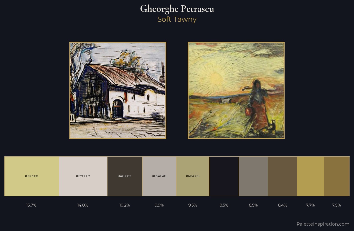Gheorghe Petrascu Palette 2 — Soft Tawny