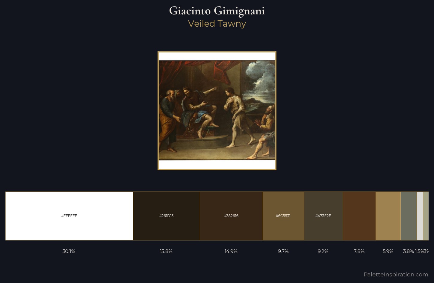 Giacinto Gimignani Palette 1 — Veiled Tawny