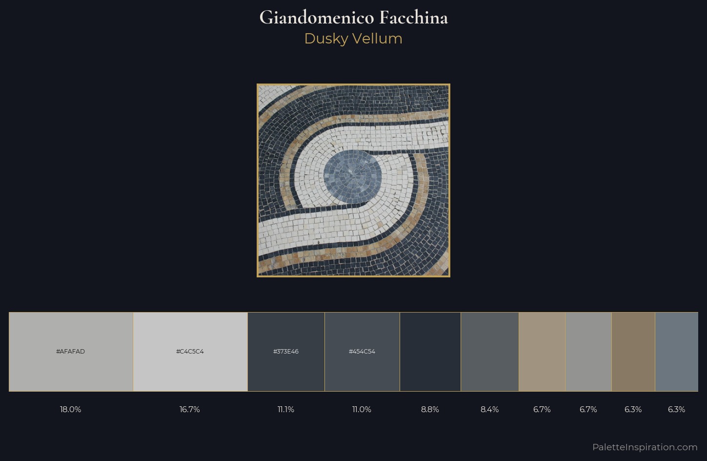 Giandomenico Facchina Palette 3 — Dusky Vellum