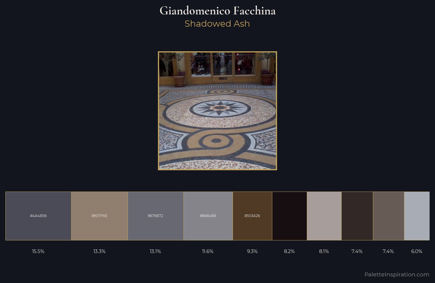 Giandomenico Facchina Palette 5 — Shadowed Ash