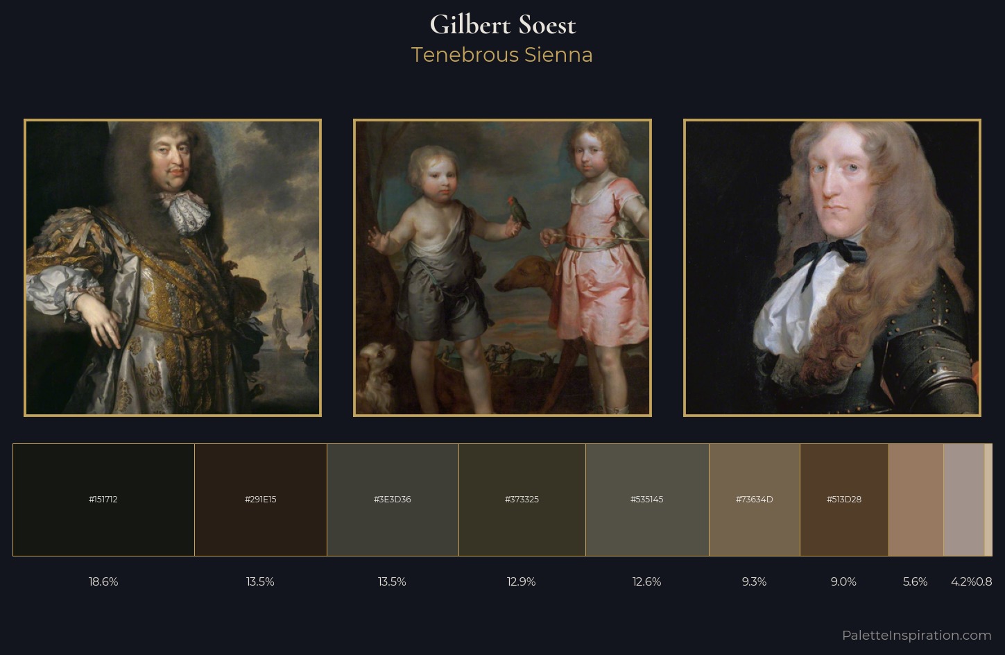 Gilbert Soest Palette 3 — Tenebrous Sienna