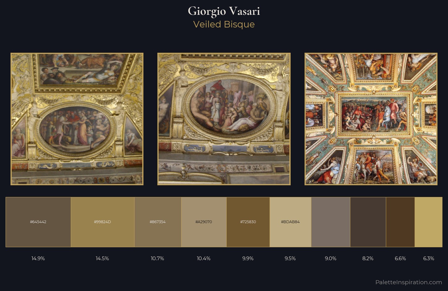 Giorgio Vasari Palette 7 — Veiled Bisque
