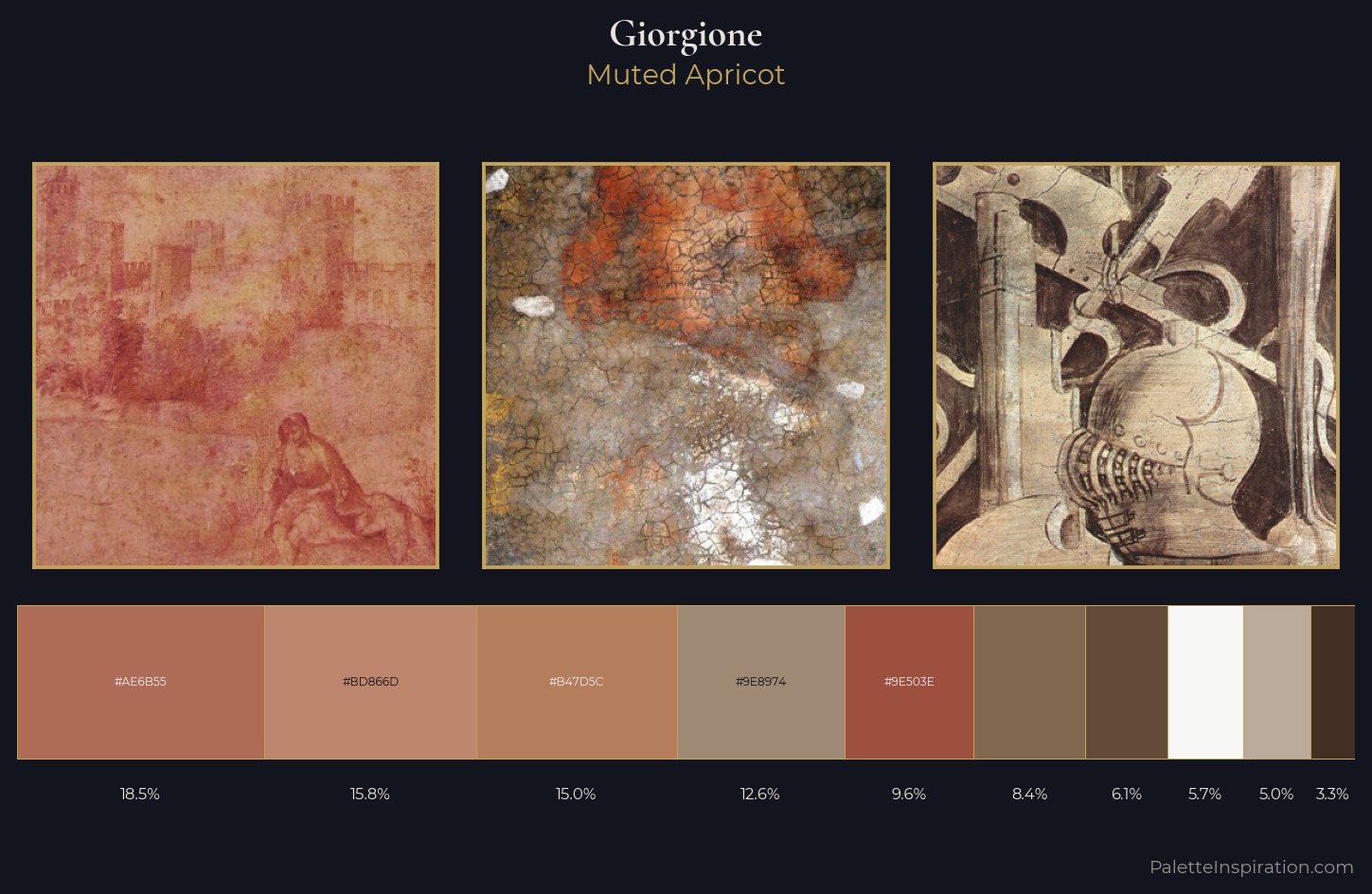 Giorgione Palette 1 — Muted Apricot
