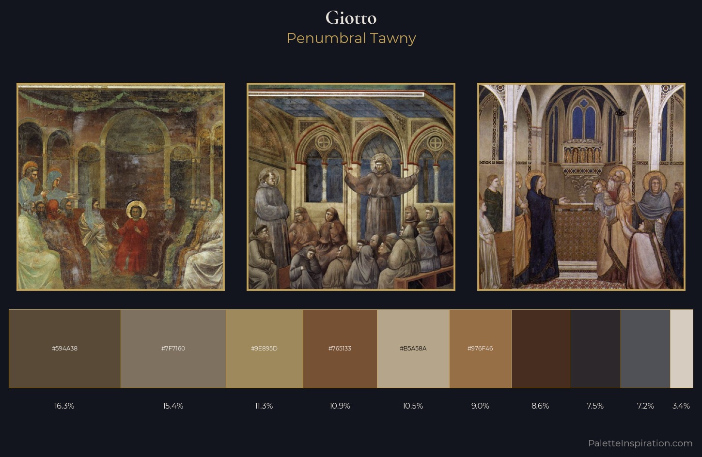 Giotto Palette 9 — Penumbral Tawny