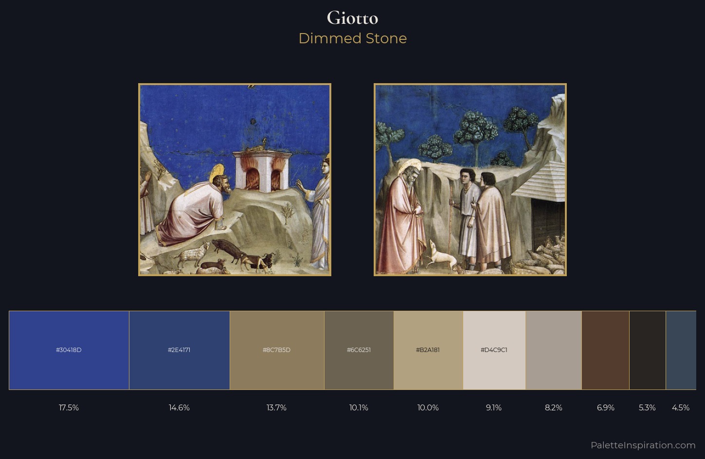 Giotto Palette 11 — Dimmed Stone