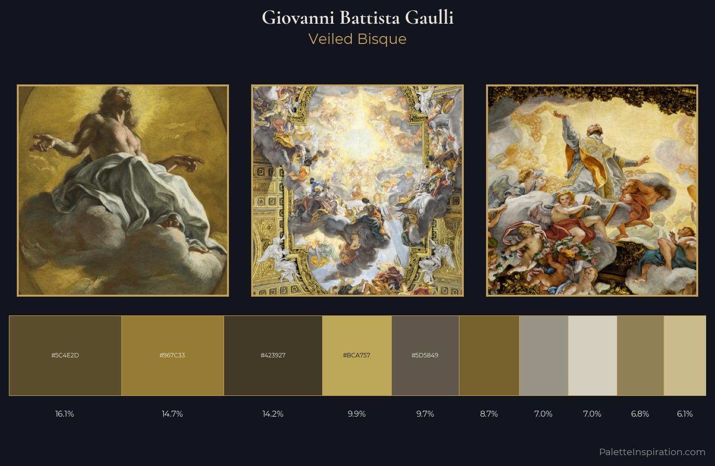 Giovanni Battista Gaulli Palette 1 — Veiled Bisque