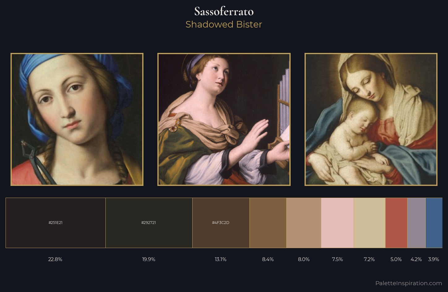 Sassoferrato Palette 3 — Shadowed Bister