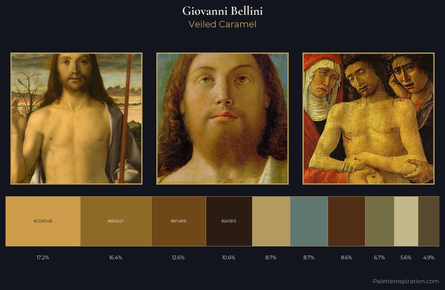 Giovanni Bellini Palette 4 — Veiled Caramel