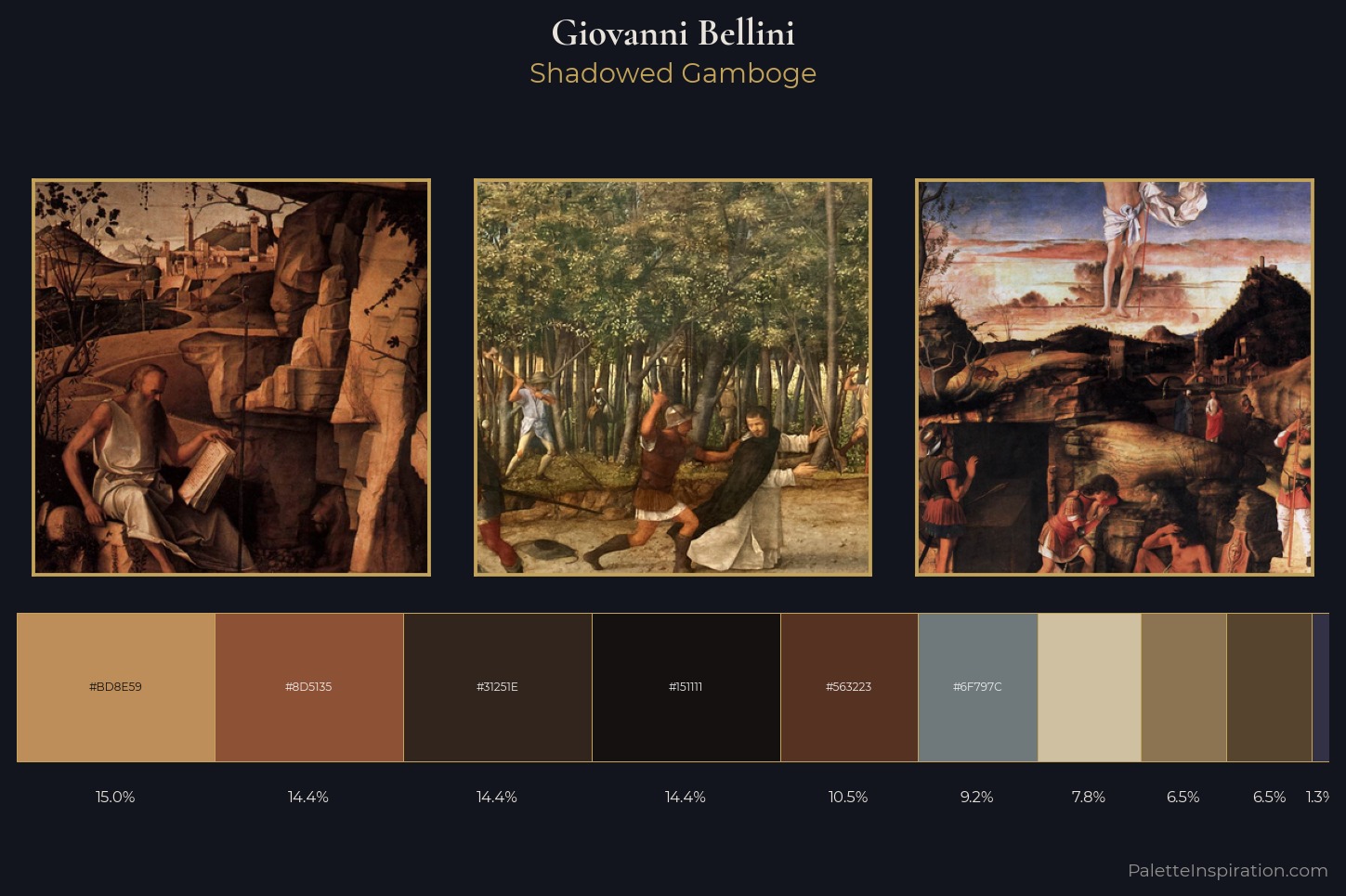Giovanni Bellini Master Palette