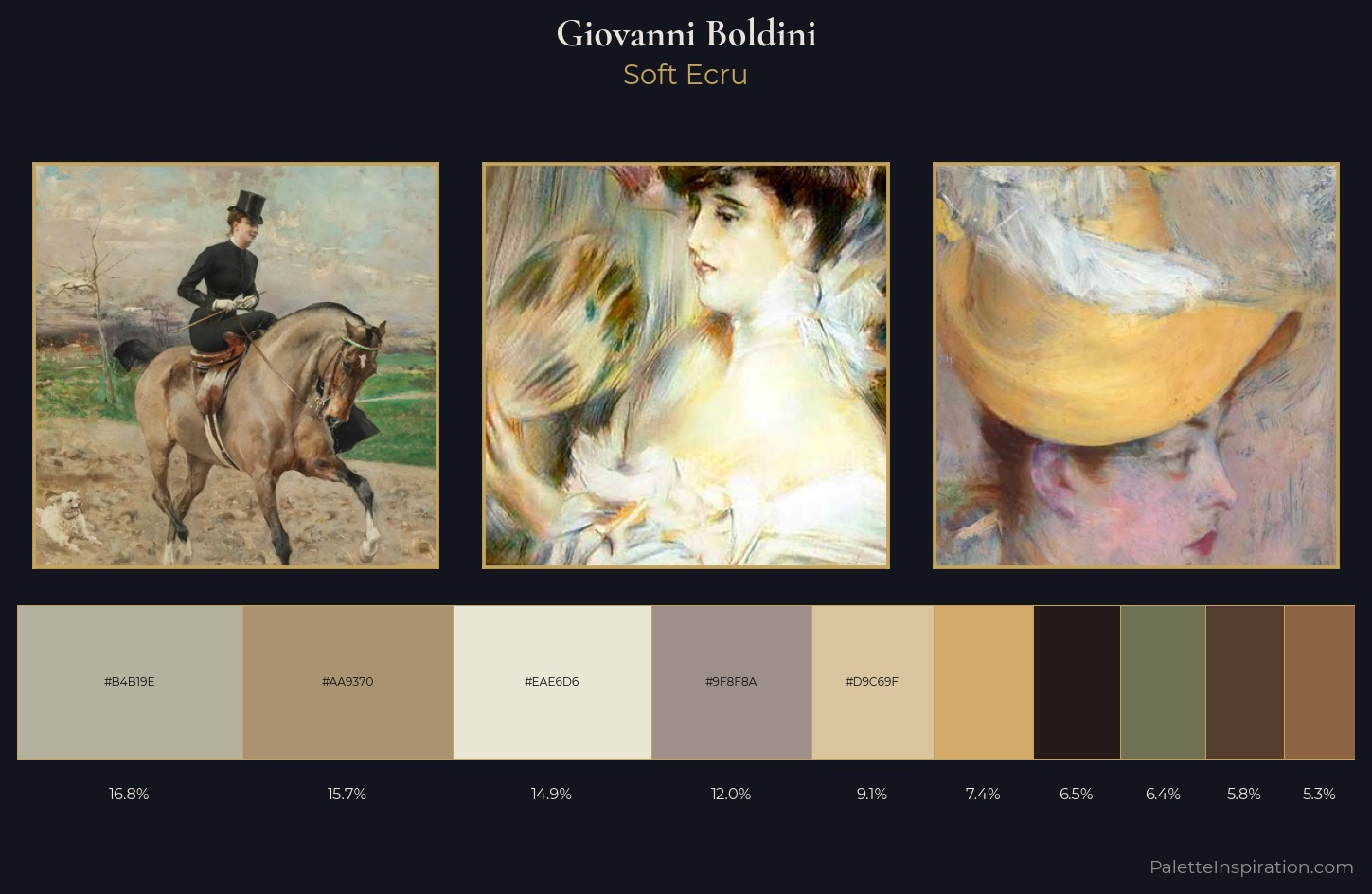 Giovanni Boldini Palette 2 — Soft Ecru