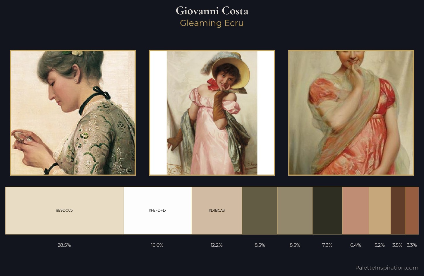 Giovanni Costa Palette 1 — Gleaming Ecru