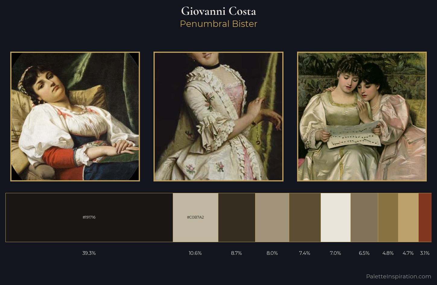 Giovanni Costa Palette 3 — Penumbral Bister