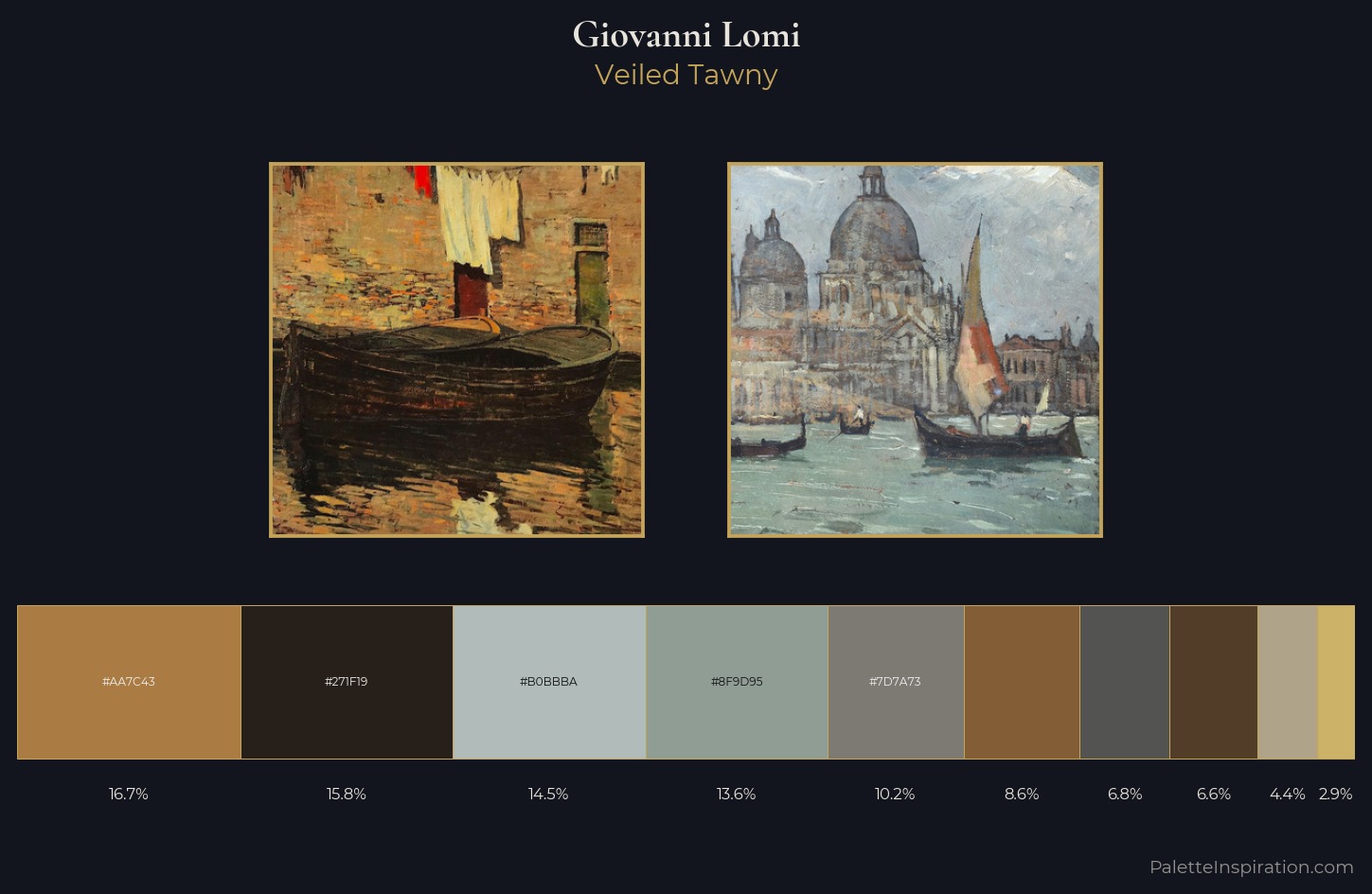 Giovanni Lomi Palette 1 — Veiled Tawny