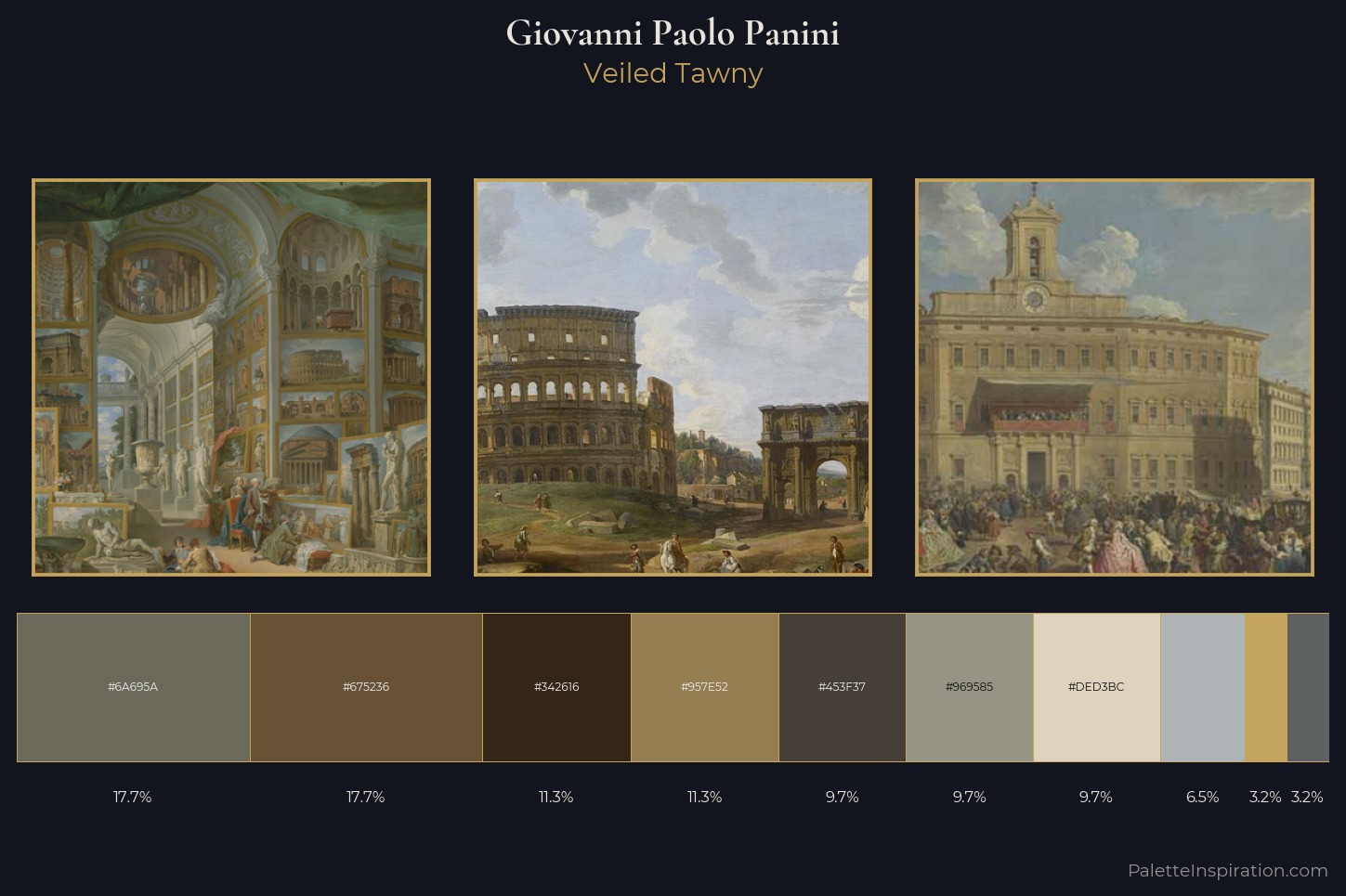 Giovanni Paolo Panini Master Palette