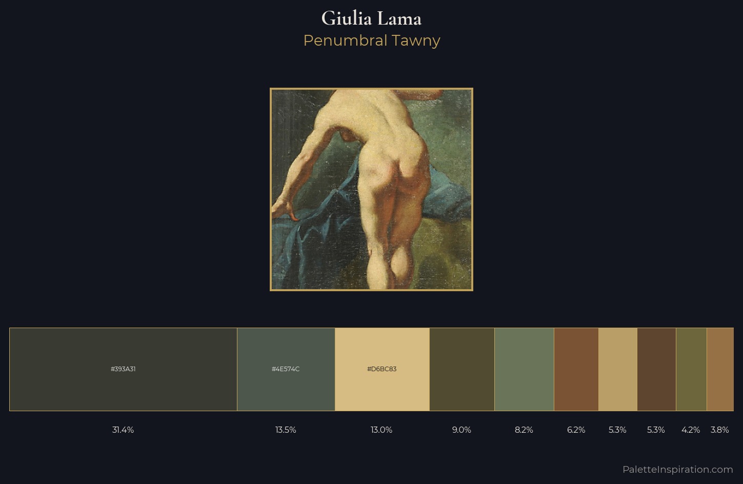 Giulia Lama Palette 1 — Penumbral Tawny