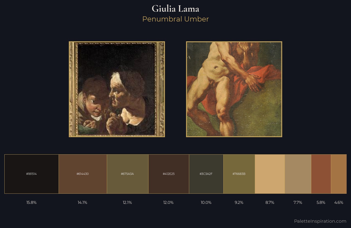 Giulia Lama Palette 2 — Penumbral Umber