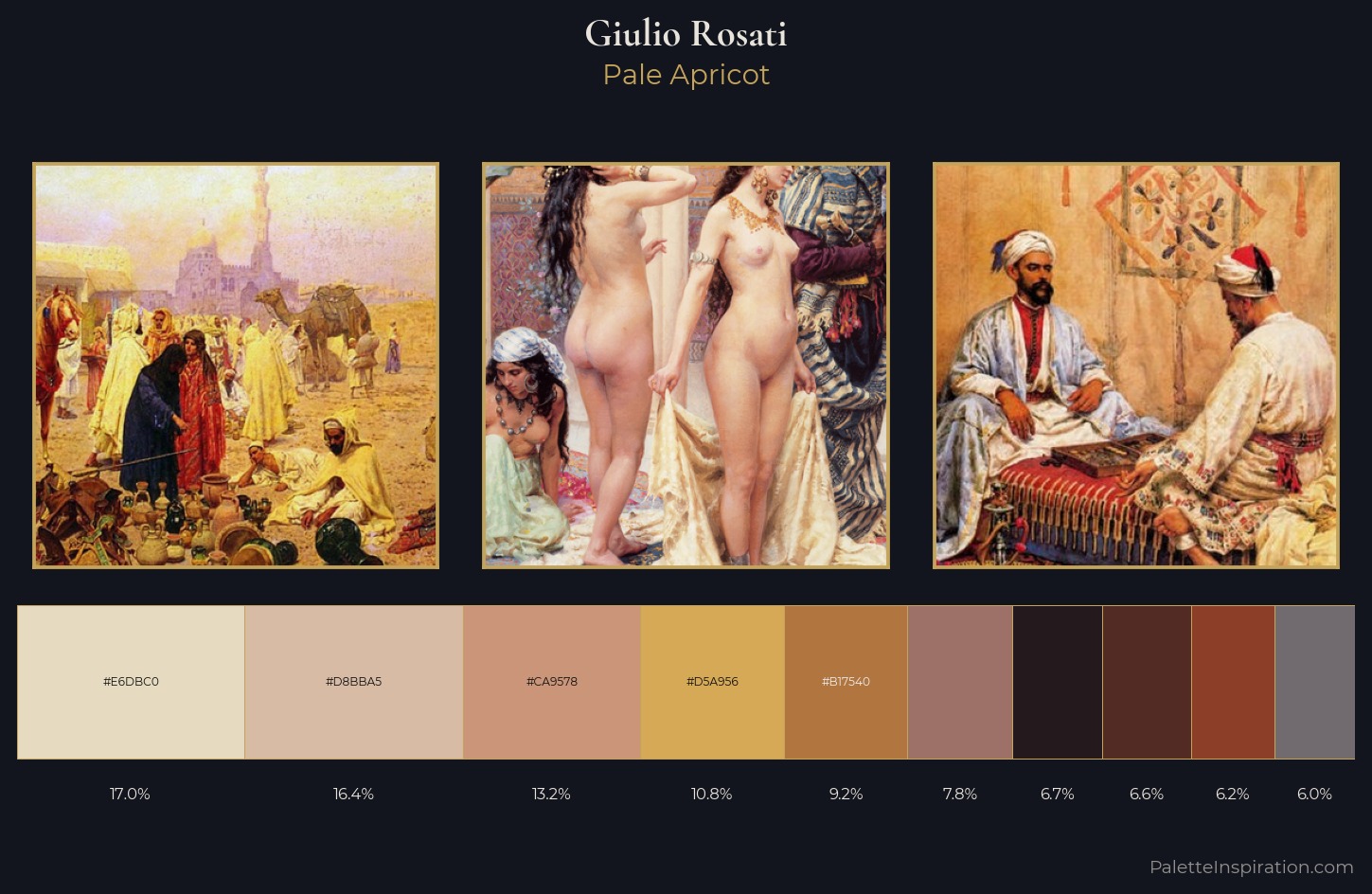 Giulio Rosati Palette 2 — Pale Apricot