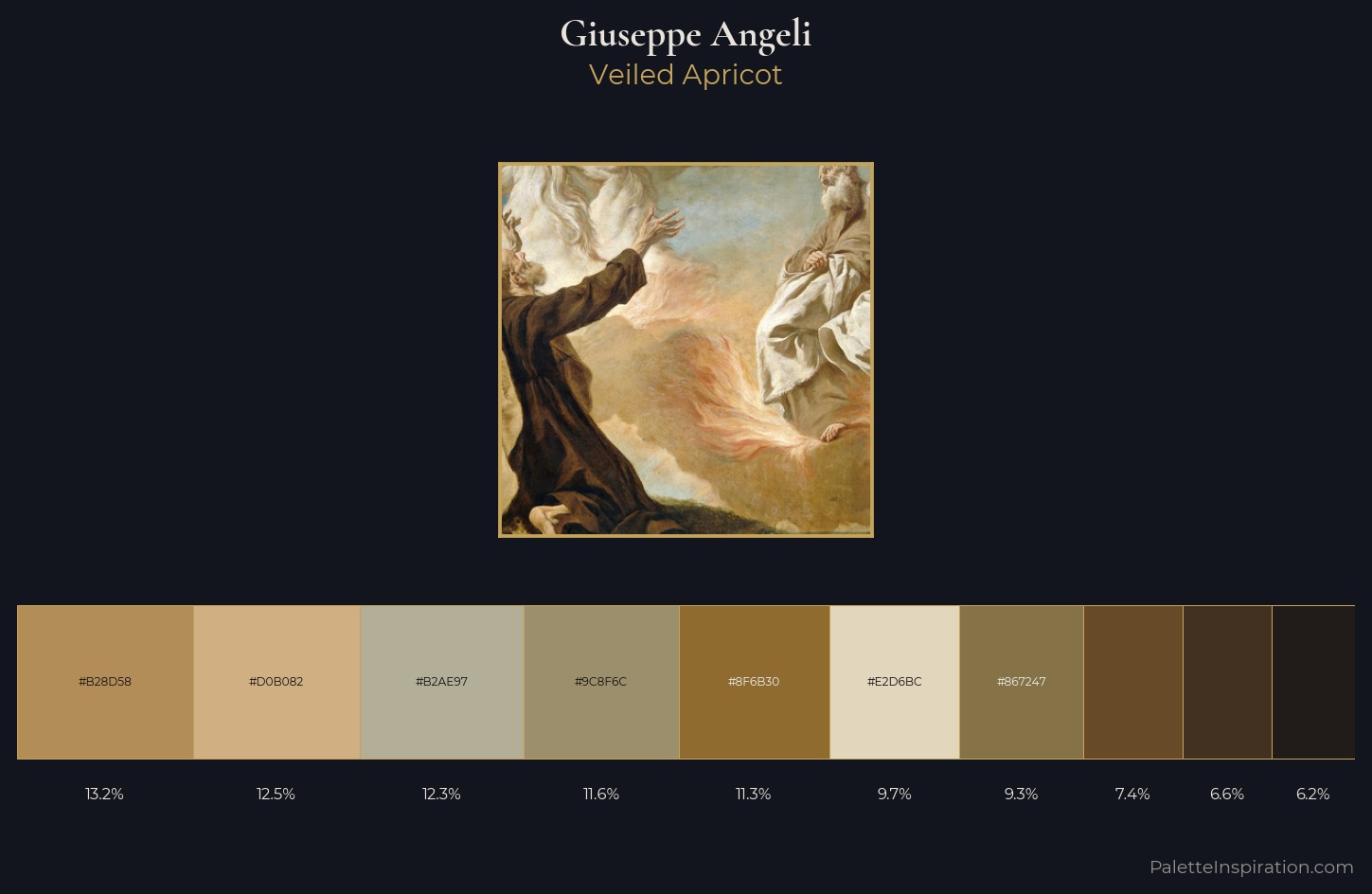 Giuseppe Angeli Palette 1 — Veiled Apricot