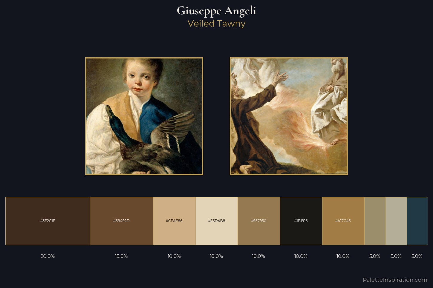 Giuseppe Angeli Master Palette — Veiled Tawny
